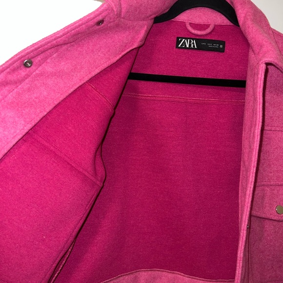 Zara Pink Cropped Jacket - Picture 2 of 7